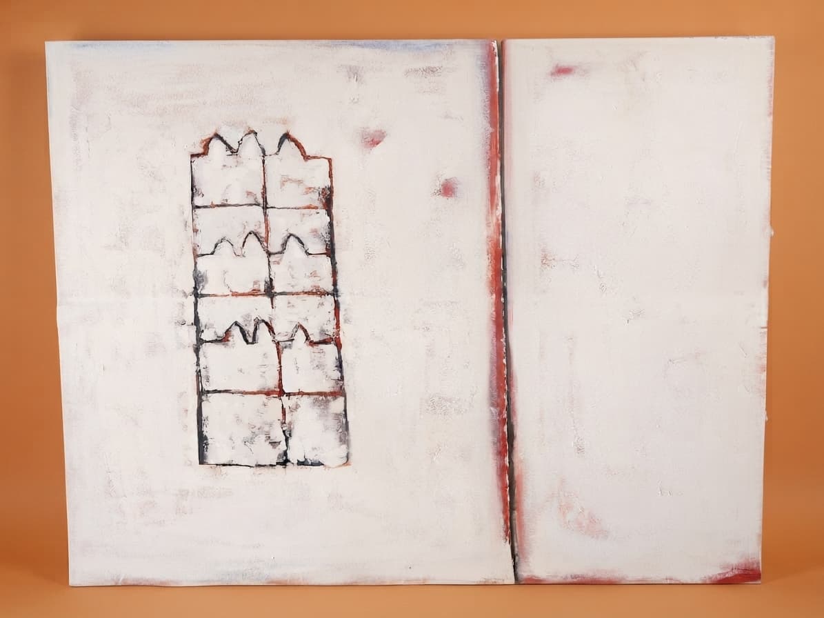 Schloss - Acryl auf Leinwand - 150 x 116 cm