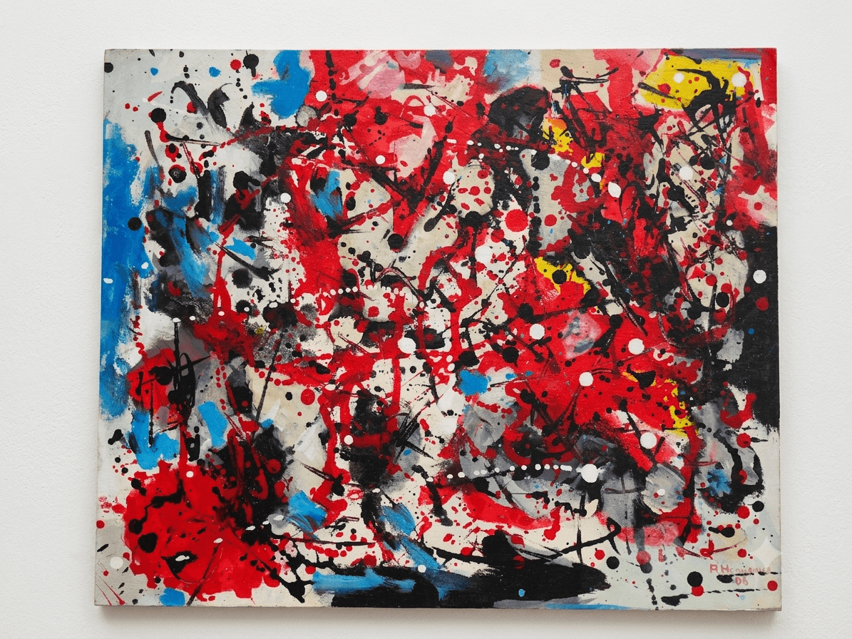 Colors2 - Acrylic on wood - 46 x 38 cm