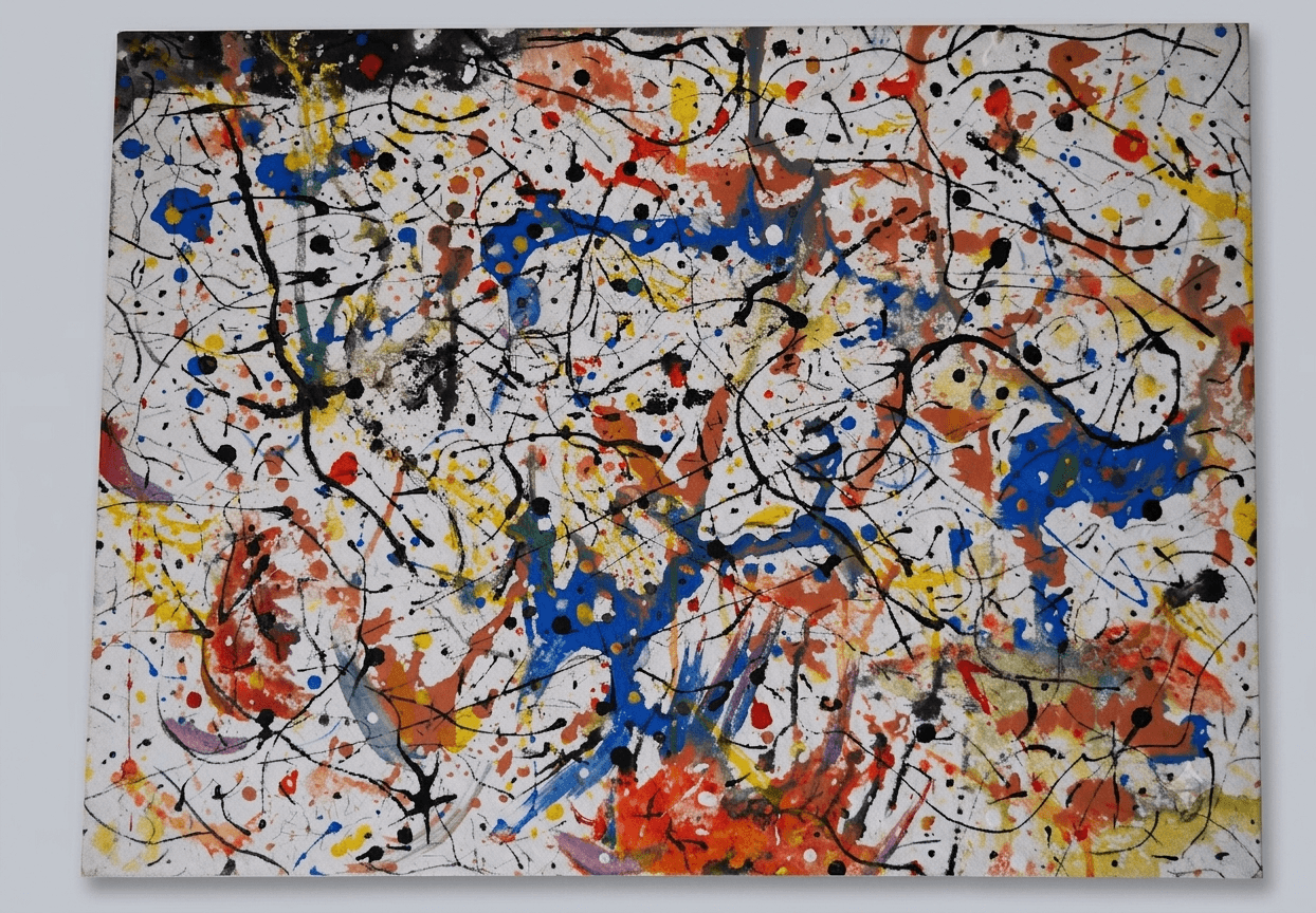 Colors1 - Acrylic on canvas - 59 x 44 cm