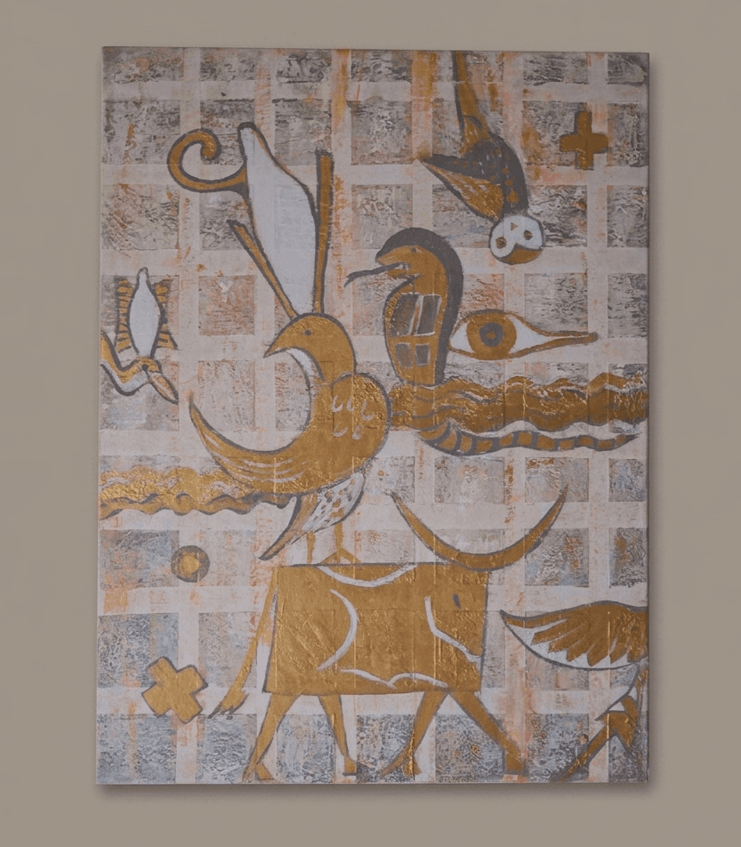 Egypt - Mixed media on canvas - 53 x 70 cm