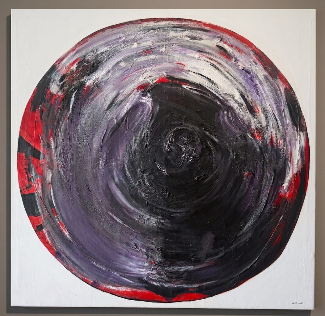 Luna - Acrílico sobre lienzo - 100 x 100 cm
