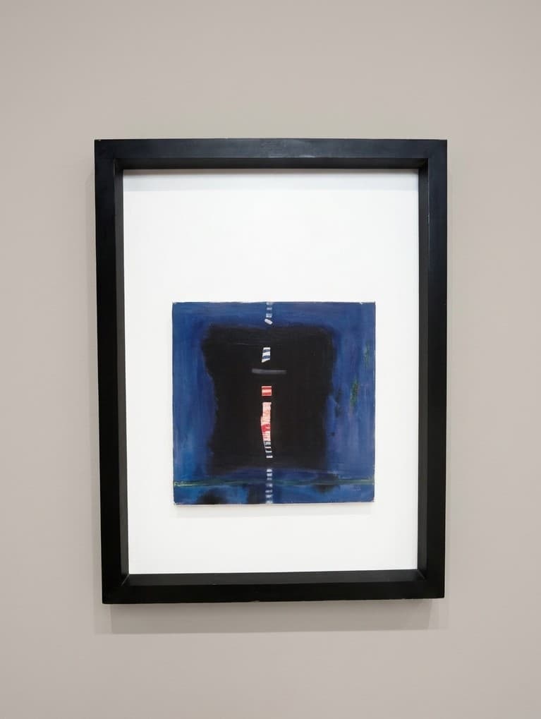 Schwarze Serie 12 - Öl auf Leinwand, gerahmt - 72 x 52 cm
