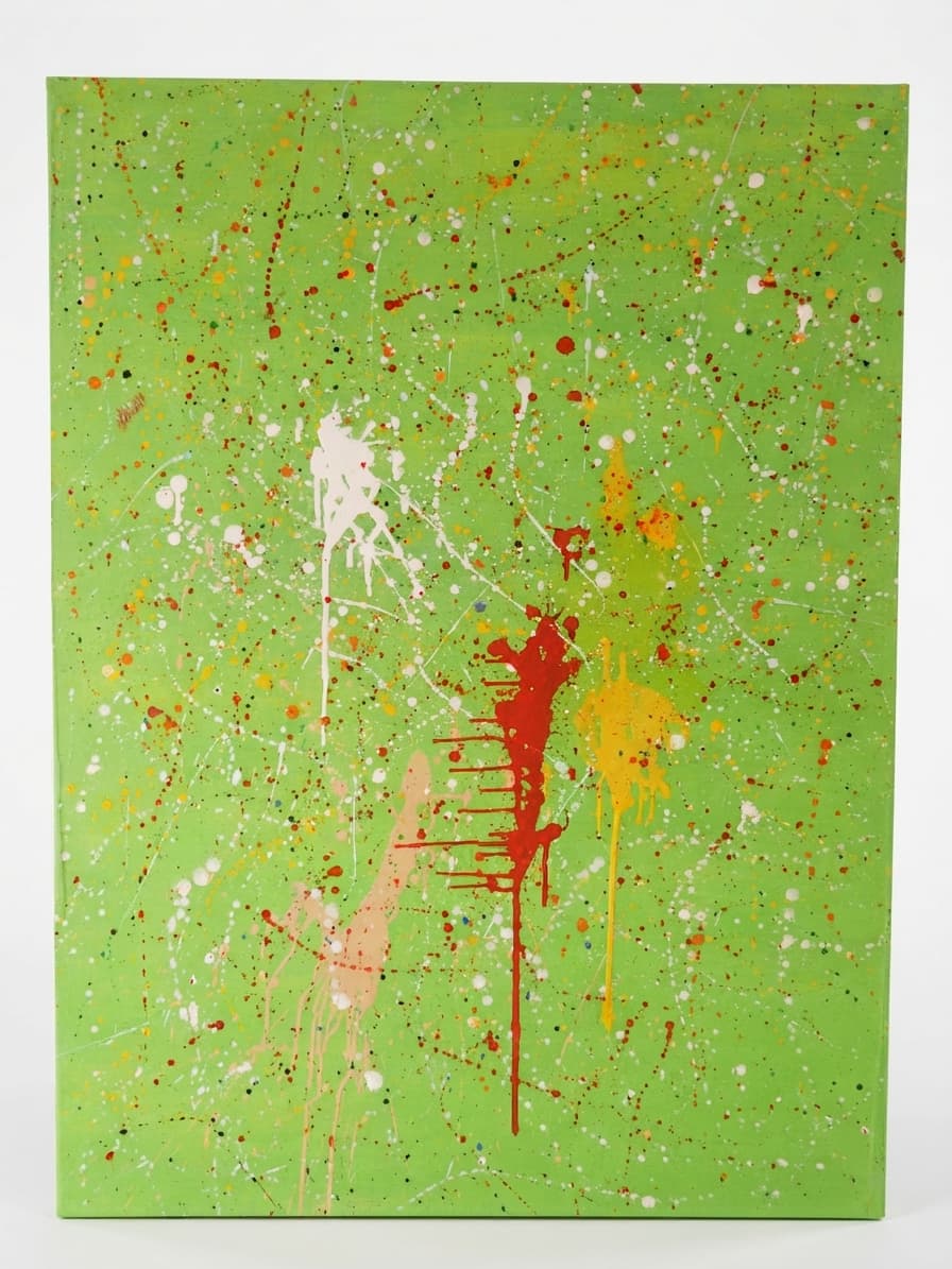 Verde expresionista - Acrílico sobre lienzo  - 97 x 130 cm