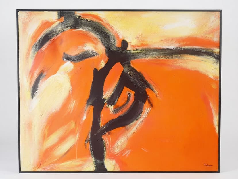 Ave Fenix - Acrílico sobre lienzo enmarcado - 132 x 107cm