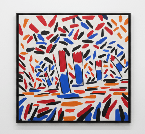 Carnaval - Acrylique sur toile - 104 x 104 cm