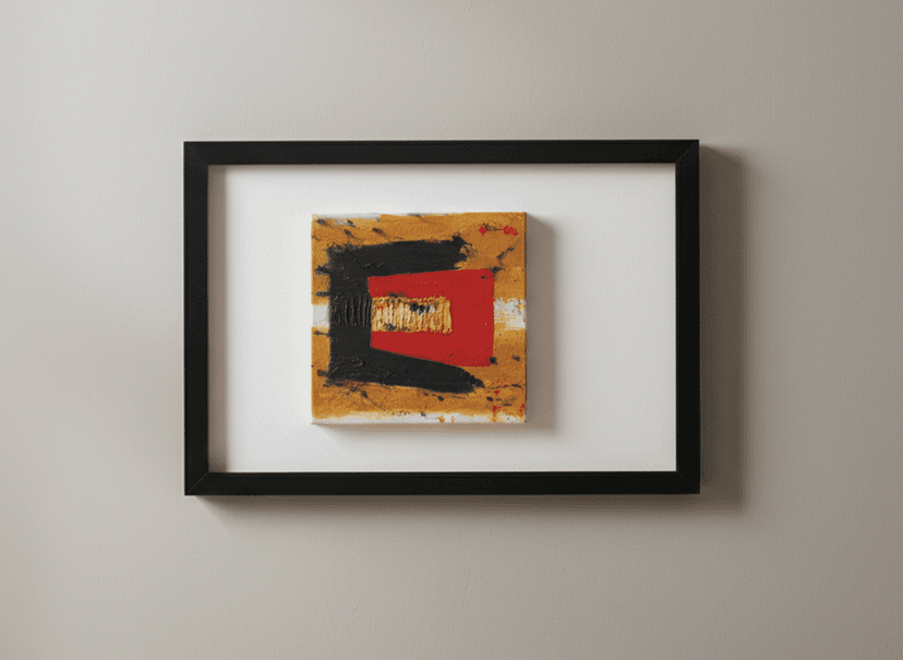 Serie Negra 1 - Huile sur toile - 72 x 52 cm