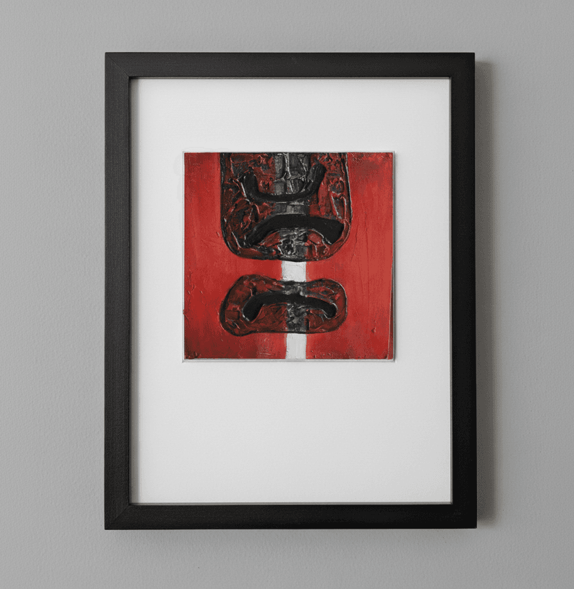 Serie Negra 3 - Huile sur toile - 72 x 52 cm