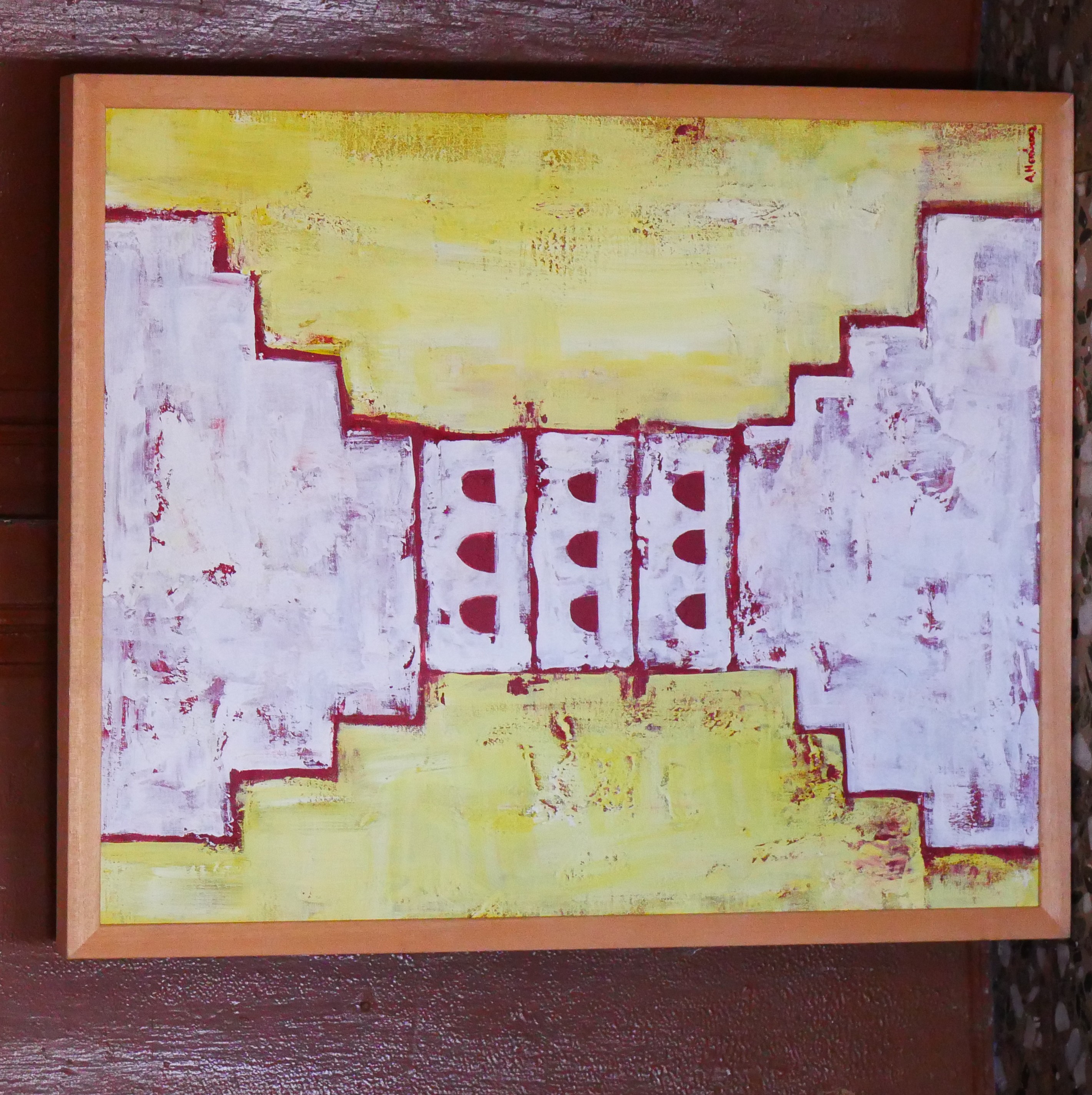 Marruecos - Acrílico sobre madera - 63 x 50 cm